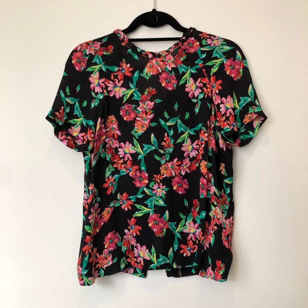 Dolce Vita Floral Braided Blouse NWOT